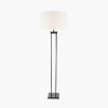 Langston Matt Black Metal Column Floor Lamp Base