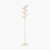 Vecchio Lustre Glass Orb and Gold Floor Lamp