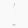 Asterope White Orb and Gold Metal Floor Lamp