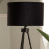 Houston Matt Black Metal Tripod Floor Lamp