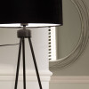 Houston Matt Black Metal Tripod Floor Lamp