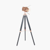 Hereford Copper and Black Tripod Floor Lamp