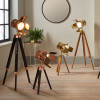 Hereford Copper and Black Tripod Floor Lamp