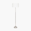 Almas Silver Metal Floor Lamp Base