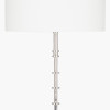 Almas Silver Metal Floor Lamp Base