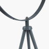 Sona Grey and Silver Diffused Tripod Floor Lamp