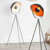 Sona Grey and Silver Diffused Tripod Floor Lamp