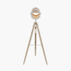 Staithes Natural and Silver Marine Tripod Floor Lamp