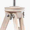 Staithes Natural and Silver Marine Tripod Floor Lamp