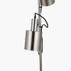 Aaron Brushed Chrome Metal Task Floor Lamp