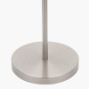 Aaron Brushed Chrome Metal Task Floor Lamp