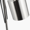 Aaron Brushed Chrome Metal Task Floor Lamp