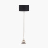 Claudius Nickel Metal Stick Floor Lamp Base