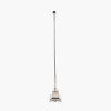 Claudius Nickel Metal Stick Floor Lamp Base