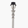 Claudius Nickel Metal Stick Floor Lamp Base