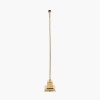 Claudius Gold Metal Stick Floor Lamp Base