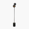 Bailey Black Metal 2 Head Floor Lamp