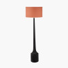 Marin Black Wood Tall Neck Floor Lamp Base