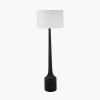 Marin Black Wood Tall Neck Floor Lamp Base