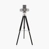 Hereford Silver and Black Tripod Floor Lamp