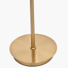 Alondra Gold Metal and White Glass LED Floor Lamp