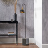 Mayfair Matt Black Domed Task Floor Lamp