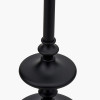 Emilio Matt Black Candlestick Floor Lamp Base