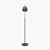 Augusto Black and Gold Task Floor Lamp