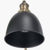 Augusto Black and Gold Task Floor Lamp