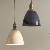 Piccolo Cream Metal Dome Pendant Shade Only