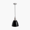 Piccolo Black Metal Dome Pendant Shade Only