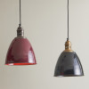 Piccolo Black Metal Dome Pendant Shade Only