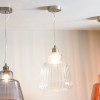 Porto Clear Optic Glass Tapered Pendant