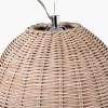 Raffles Large Rattan Cream Wash Pendant