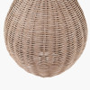 Raffles Large Rattan Cream Wash Pendant