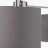 Elin Brushed Silver and Steel Grey 3 Light Pendant