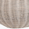 Allona Grey Wash Rattan Pendant