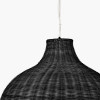 Allona Black Rattan Pendant