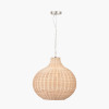 Allona Natural Rattan Pendant