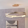 Sienna Gold Metal LED Ring Pendant