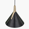 Astarion Matt Black and Gold Multi Drop LED Pendant