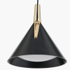 Astarion Matt Black and Gold Multi Drop LED Pendant