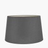 Winston 25cm Grey Handloom Tapered Lampshade