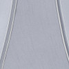 Lyla 45cm Steel Grey Polysilk Bowed Lampshade