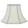 Lyla 30cm Cream Polysilk Bowed Lampshade