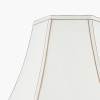 Lyla 30cm Cream Polysilk Bowed Lampshade