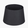 Adelaide 35cm Black Tapered Poly Cotton Lampshade