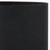 Harry 25cm Black Poly Cotton Cylinder Drum Lampshade