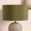 Harry 25cm Sage Poly Cotton Cylinder Drum Lampshade