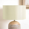 Zara 45cm Almond Silk Lined Cylinder Lampshade